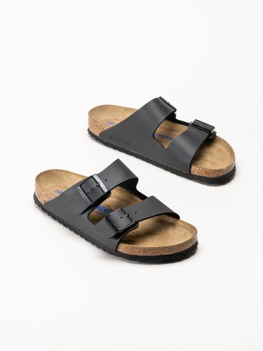 Birkenstock - Arizona SFB regular - Svarta slip in sandaler