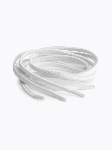 Springyard - Flat Elastic 4.5 - Vitt elastiskt skosnöre