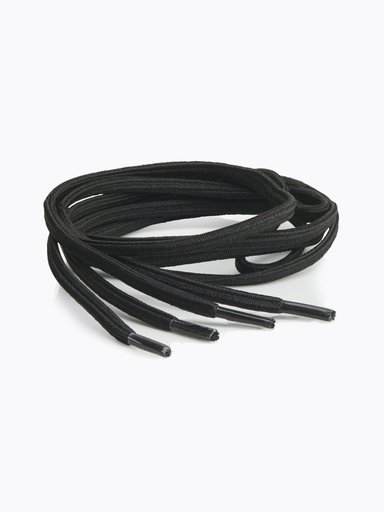 Springyard - Flat Elastic 4.5 - Svart elastiskt skosnöre